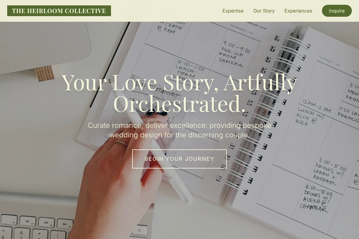 Bespoke Wedding Planner